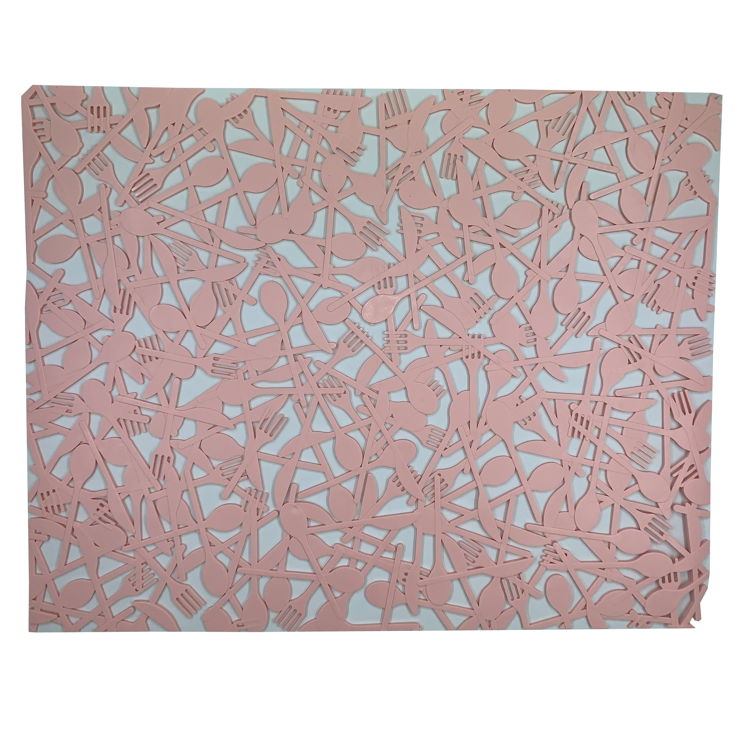 زیر بشقابی مانترا طرح SPOON-FORK کد SHR-132