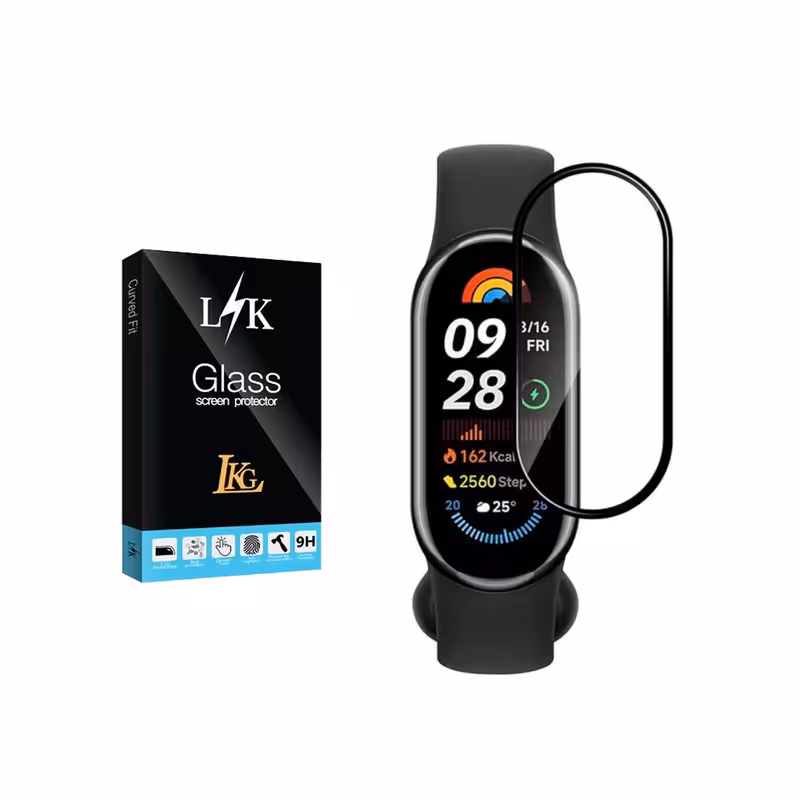 محافظ صفحه نمایش ال کا جی مدل PMMA مناسب برای ساعت‌های هوشمند Redmi Smart Band Pro / Amazfit Band 7 / Imilab/Imiki LS02 / Huawei Band 6 / Huawei Band 7 | کالا برتری