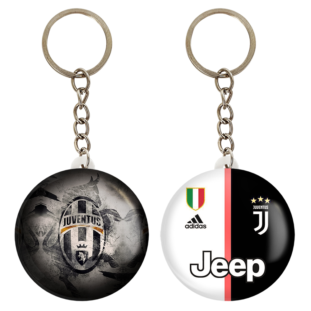 جاکلیدی خندالو مدل باشگاه یوونتوس کد 20932144 مجموعه 2 عددی