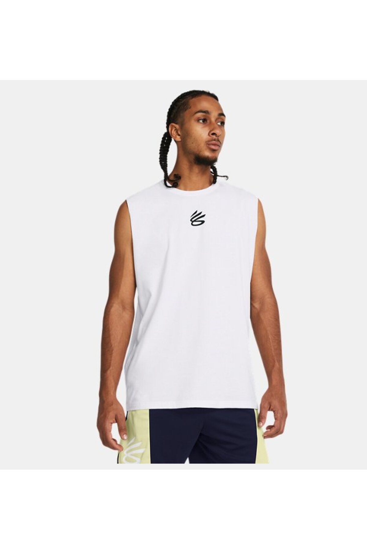 زیرپوش سفید مردانه ورزشکار بسکتبال پوست 100 Under Armour