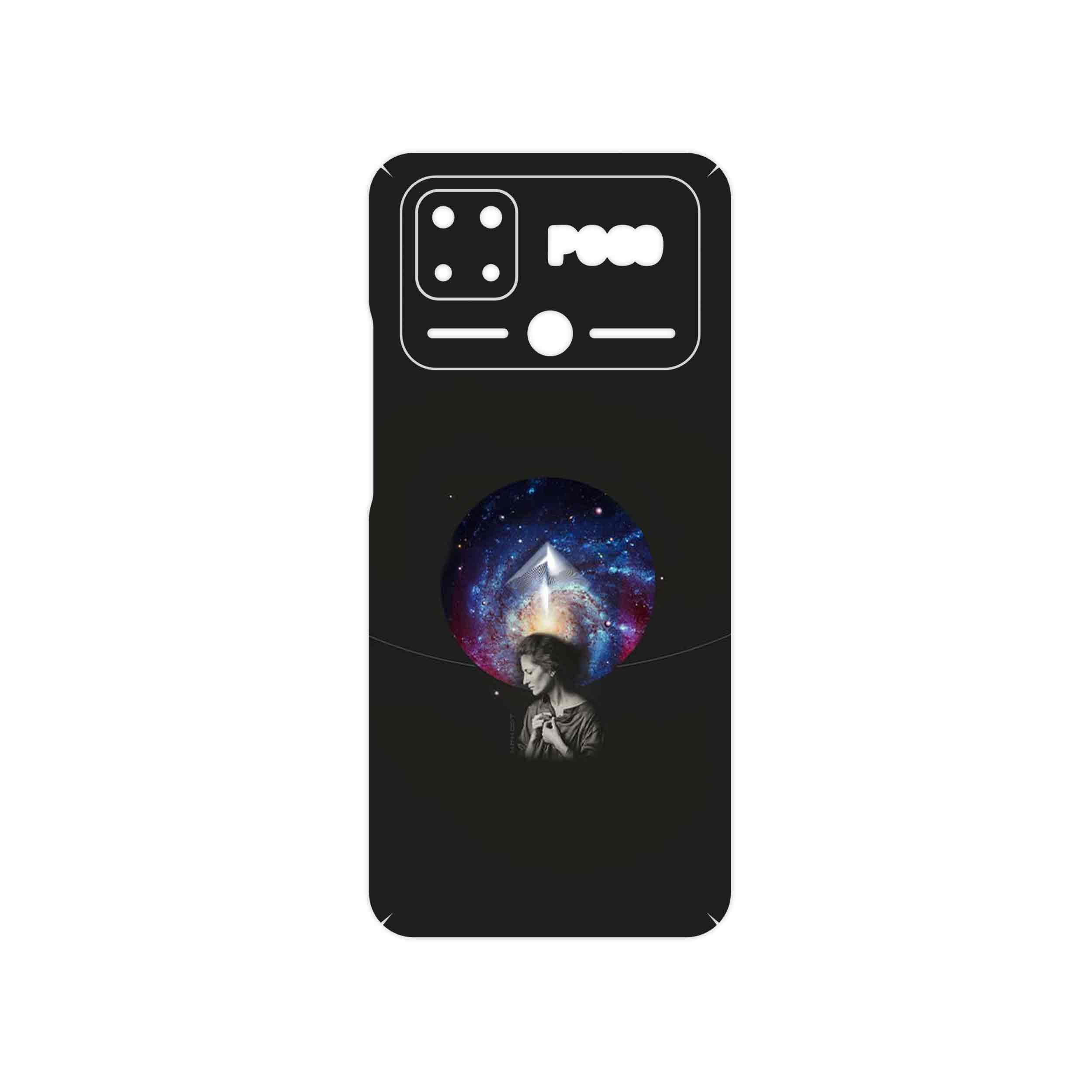 برچسب پوششی ماهوت مدل Collage of surreal Portrait of Women 3 مناسب برای گوشی موبایل شیائومی Poco C40