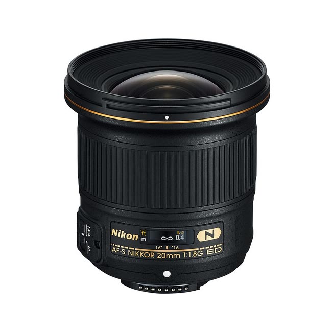 لنز نیکون AF-S NIKKOR 20mm f/1.8G ED
