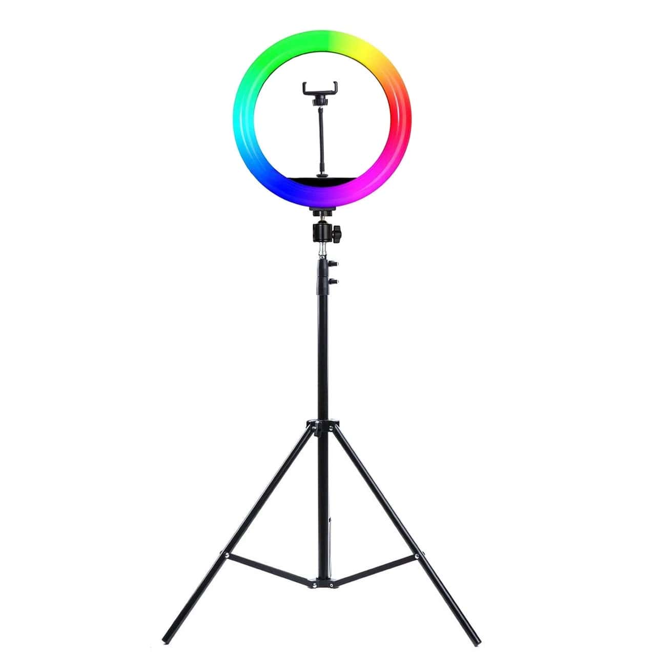 رینگ لایت YQ-350 RGB Ring Light به همراه پایه 805