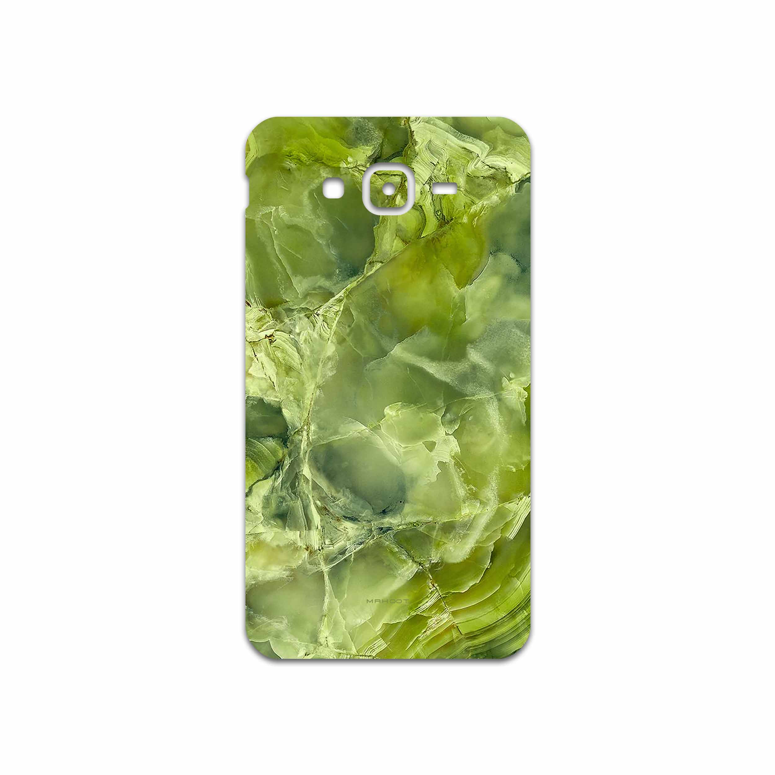 برچسب پوششی ماهوت مدل Green Crystal Marble مناسب برای گوشی موبایل سامسونگ Galaxy J7 Core