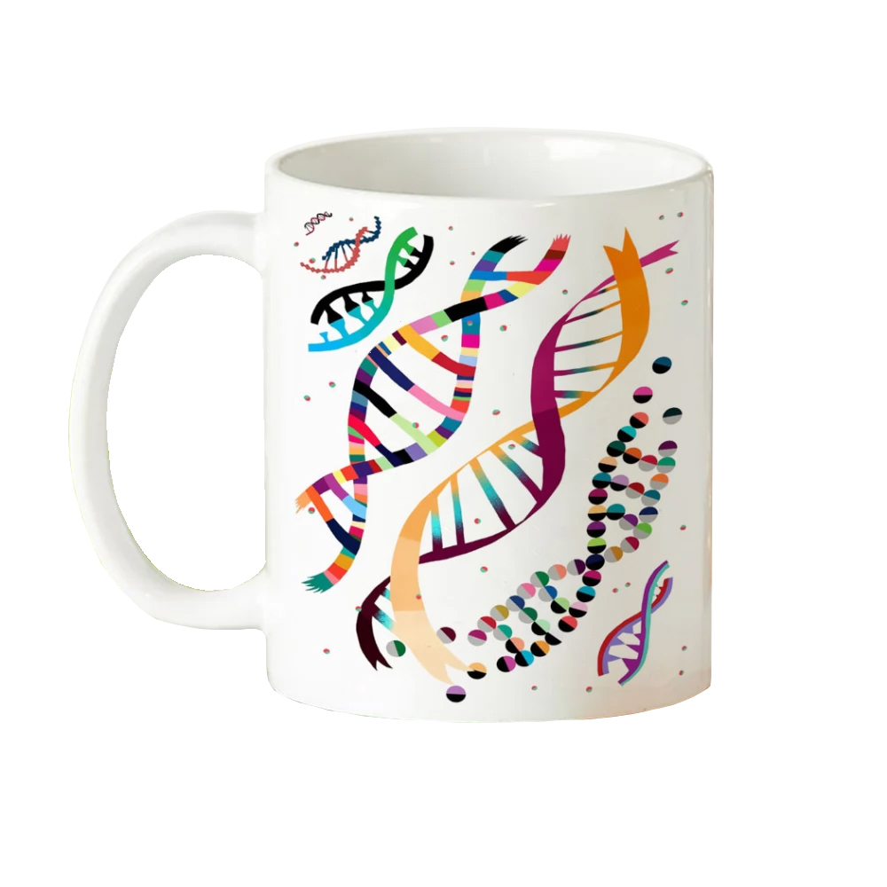 ماگ طرح دانشجو بیولوژی و آزمایشگاهی زیست شناسی