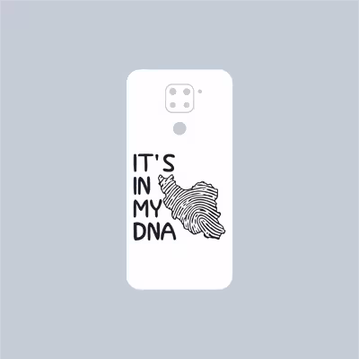 برچسب پوششی مدل DNA IRAN مناسب برای گوشی موبایل شیائومی Redmi Note 9 