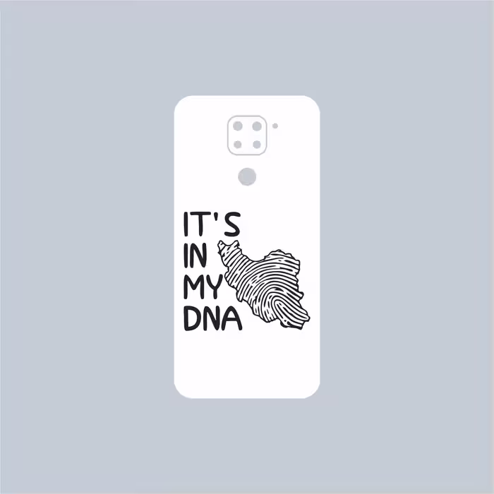 برچسب پوششی مدل DNA IRAN مناسب برای گوشی موبایل شیائومی Redmi Note 9 