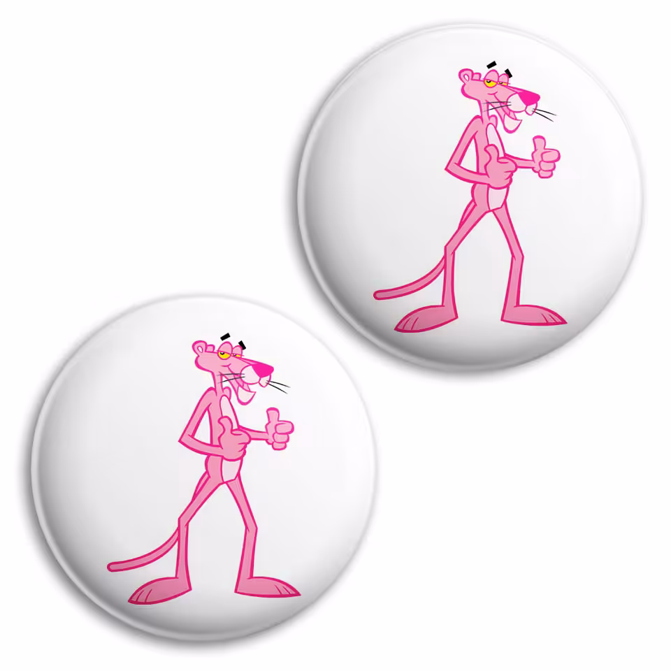 پیکسل پرمانه طرح پلنگ صورتی کد pm2n.34814 مجموعه 2 عددی