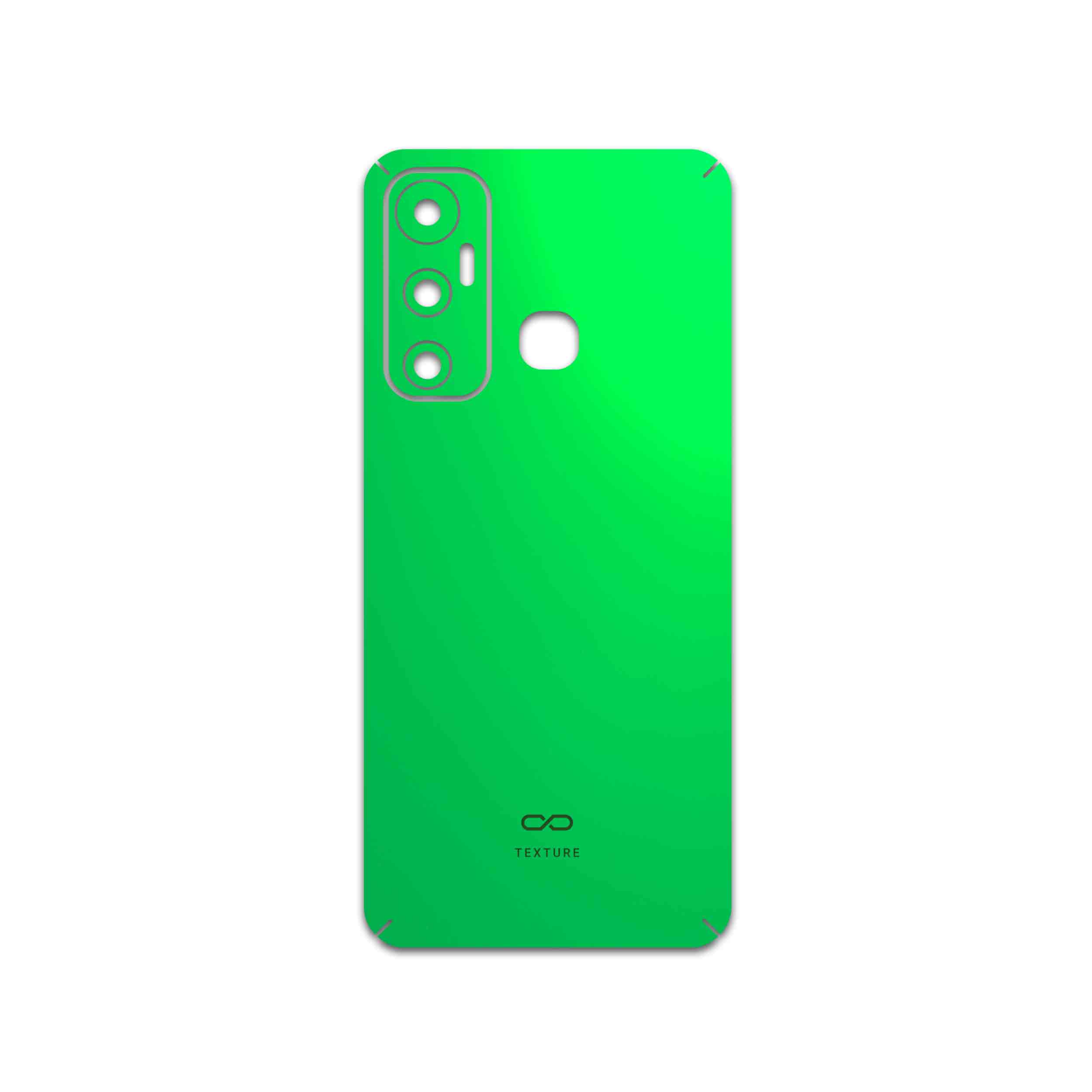 برچسب پوششی ماهوت مدل Matte-Green مناسب برای گوشی موبایل اینفینیکس Hot 11