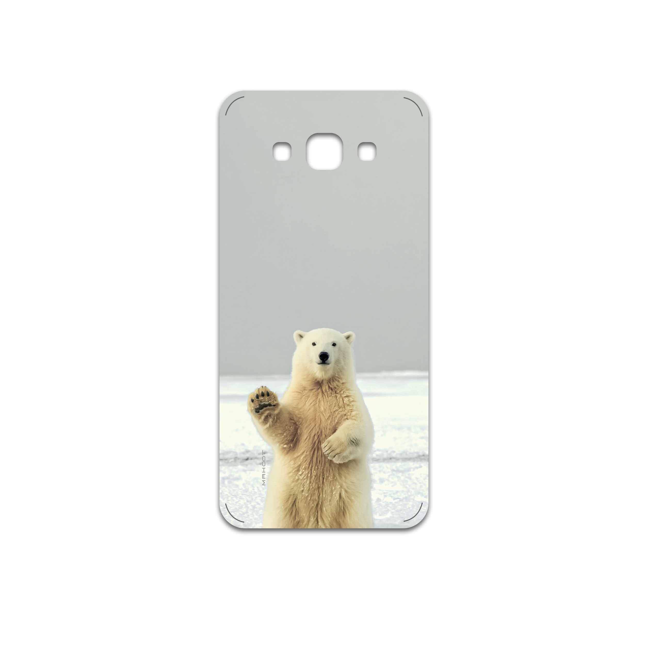 برچسب پوششی ماهوت مدل Polar bear مناسب برای گوشی موبایل سامسونگ Galaxy A8 2018