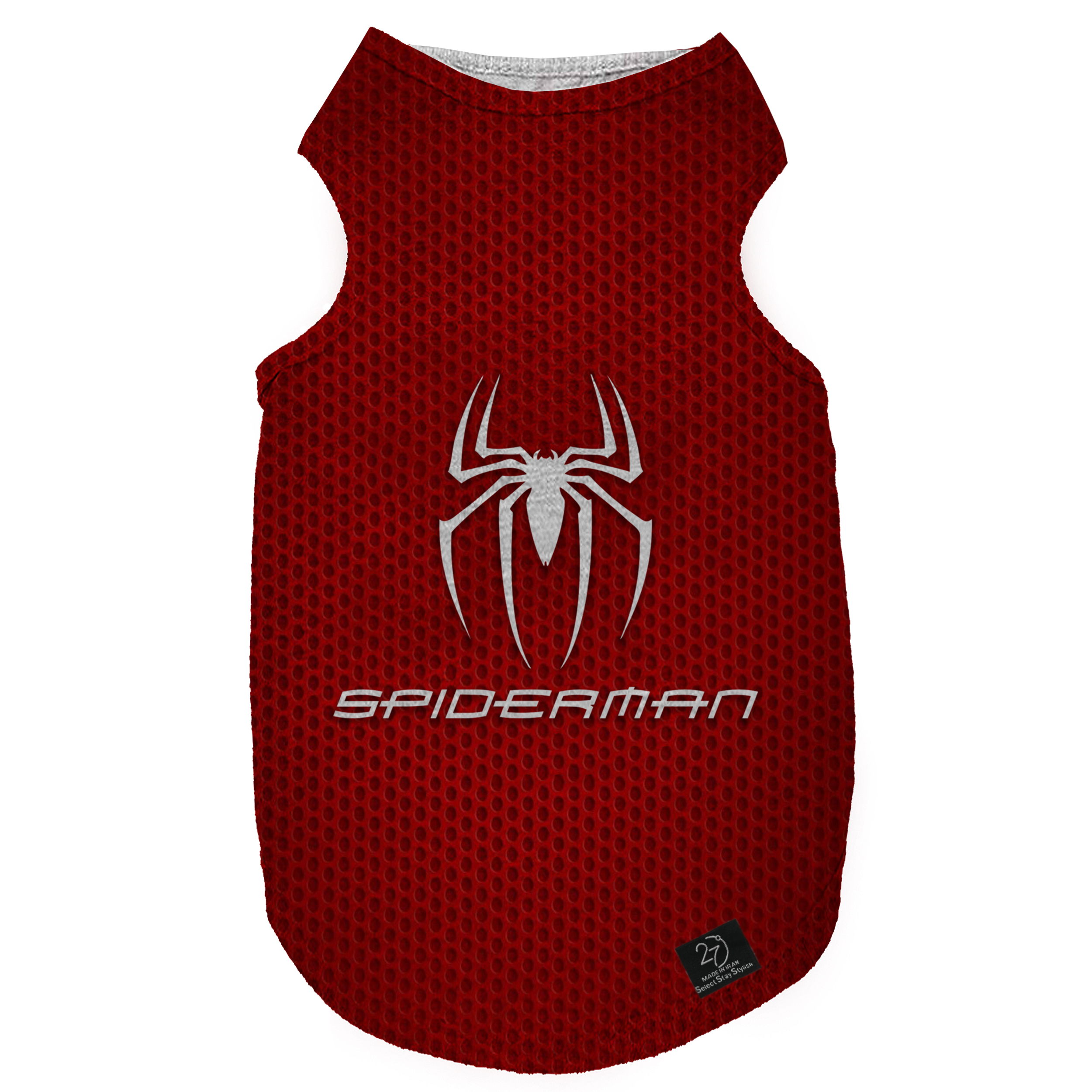 لباس سگ و گربه 27 طرح SpiderMan کد MH549 سایز S