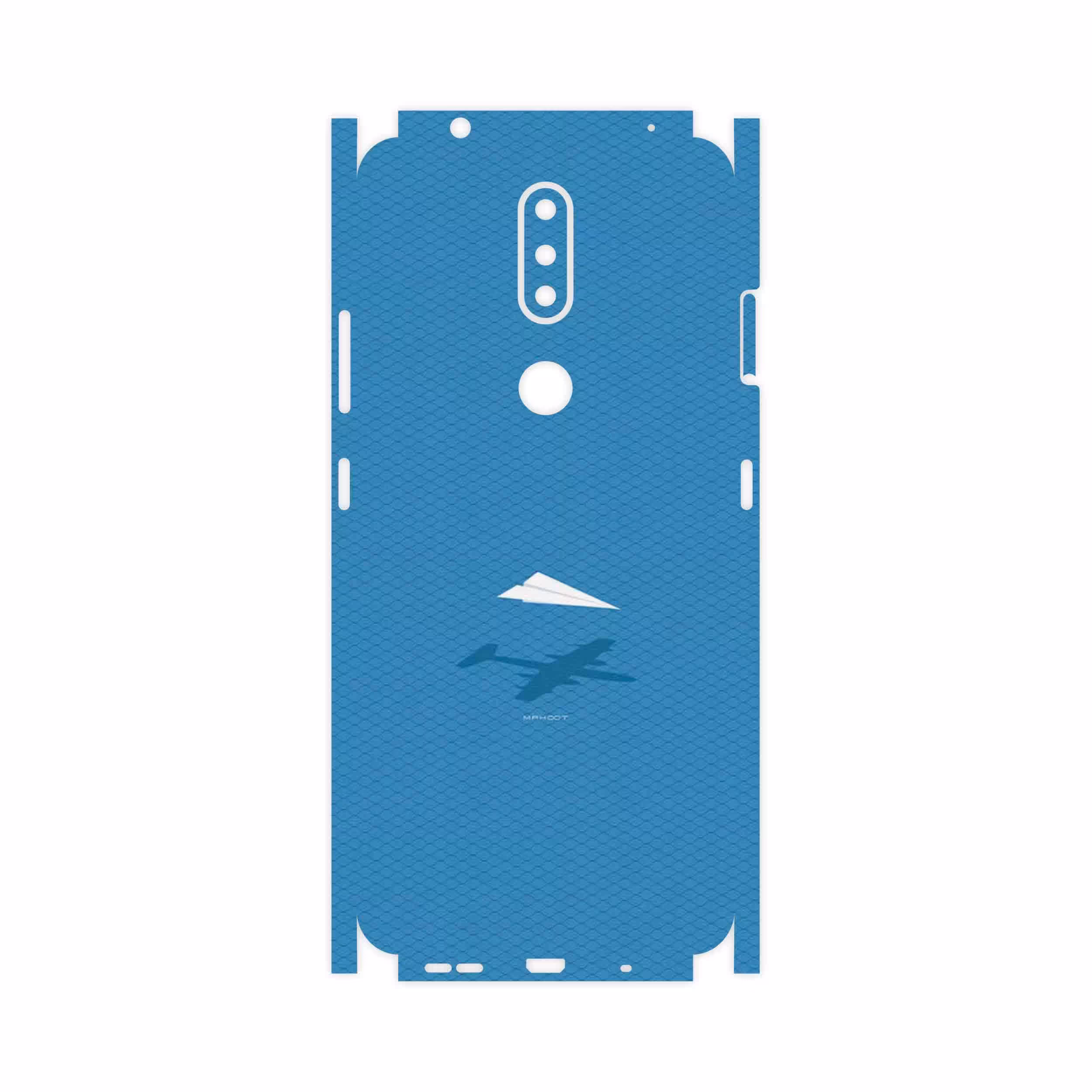 برچسب پوششی ماهوت مدل Minimal Paper Airplane-FullSkin مناسب برای گوشی موبایل نوکیا 2.4