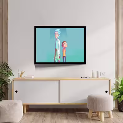 تابلو مدل rick and morty کد F-15030