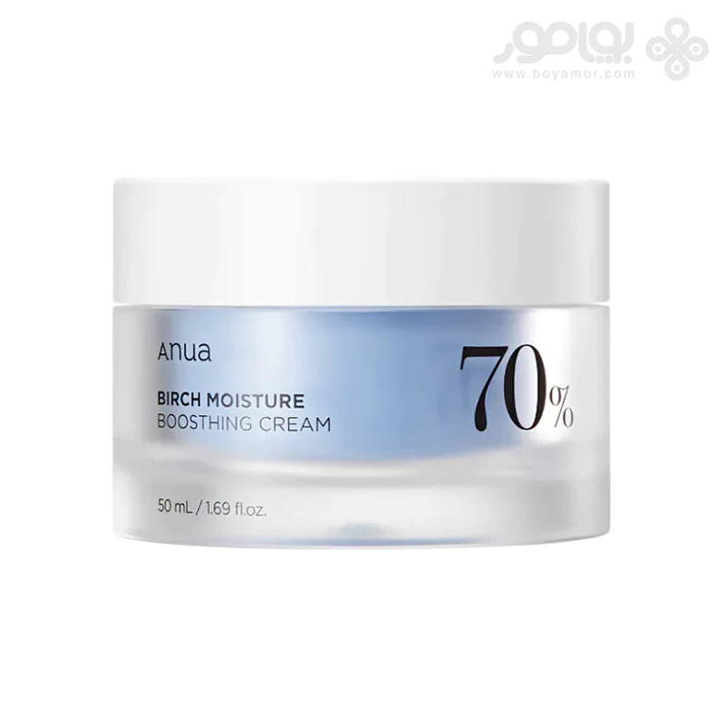 کرم مرطوب کننده و تقویت کننده آنوا حاوی شیره توس حجم 50 میل