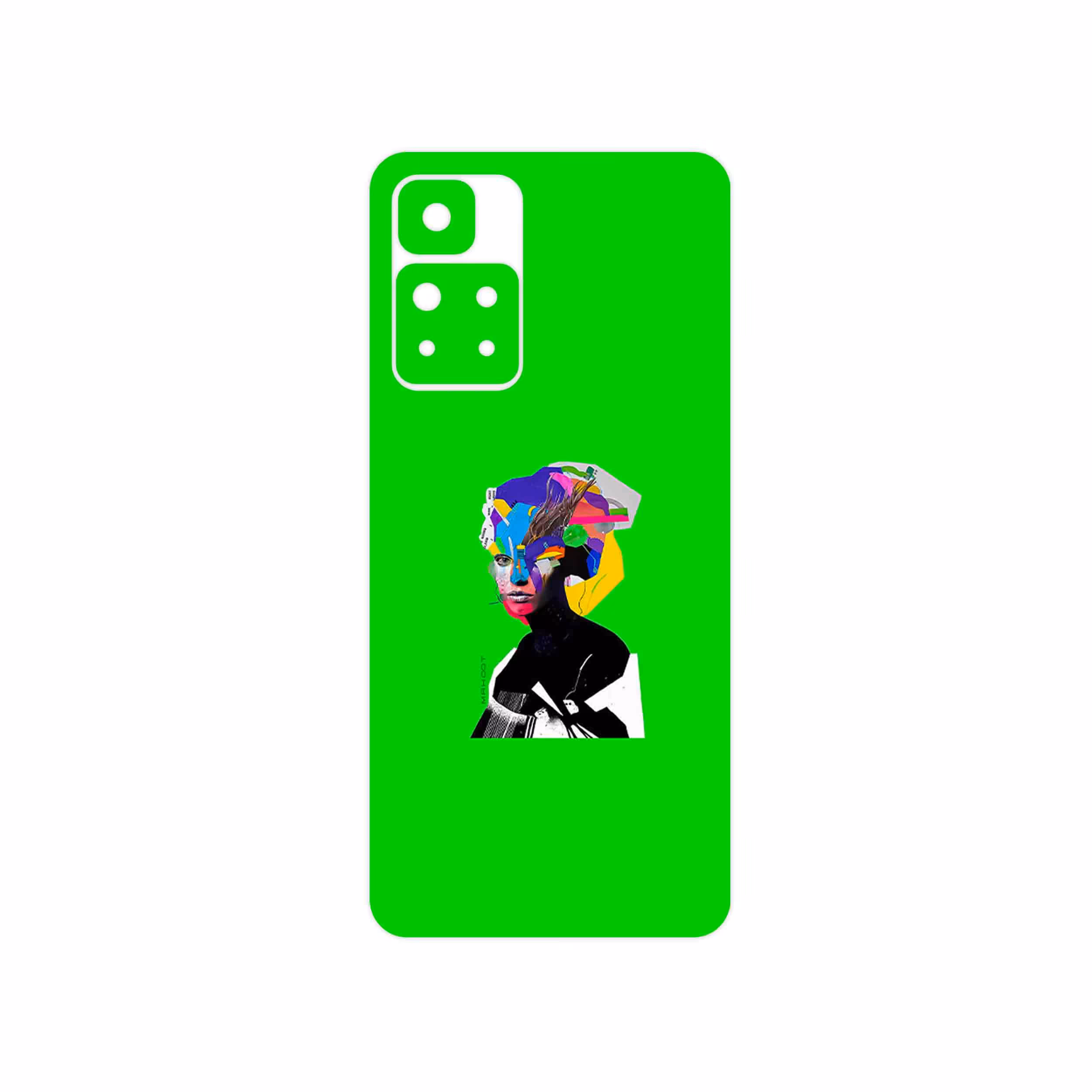 برچسب پوششی ماهوت مدل Collage of Women Portrait 3 مناسب برای گوشی موبایل شیائومی Redmi Note 11 Pro Plus 5G