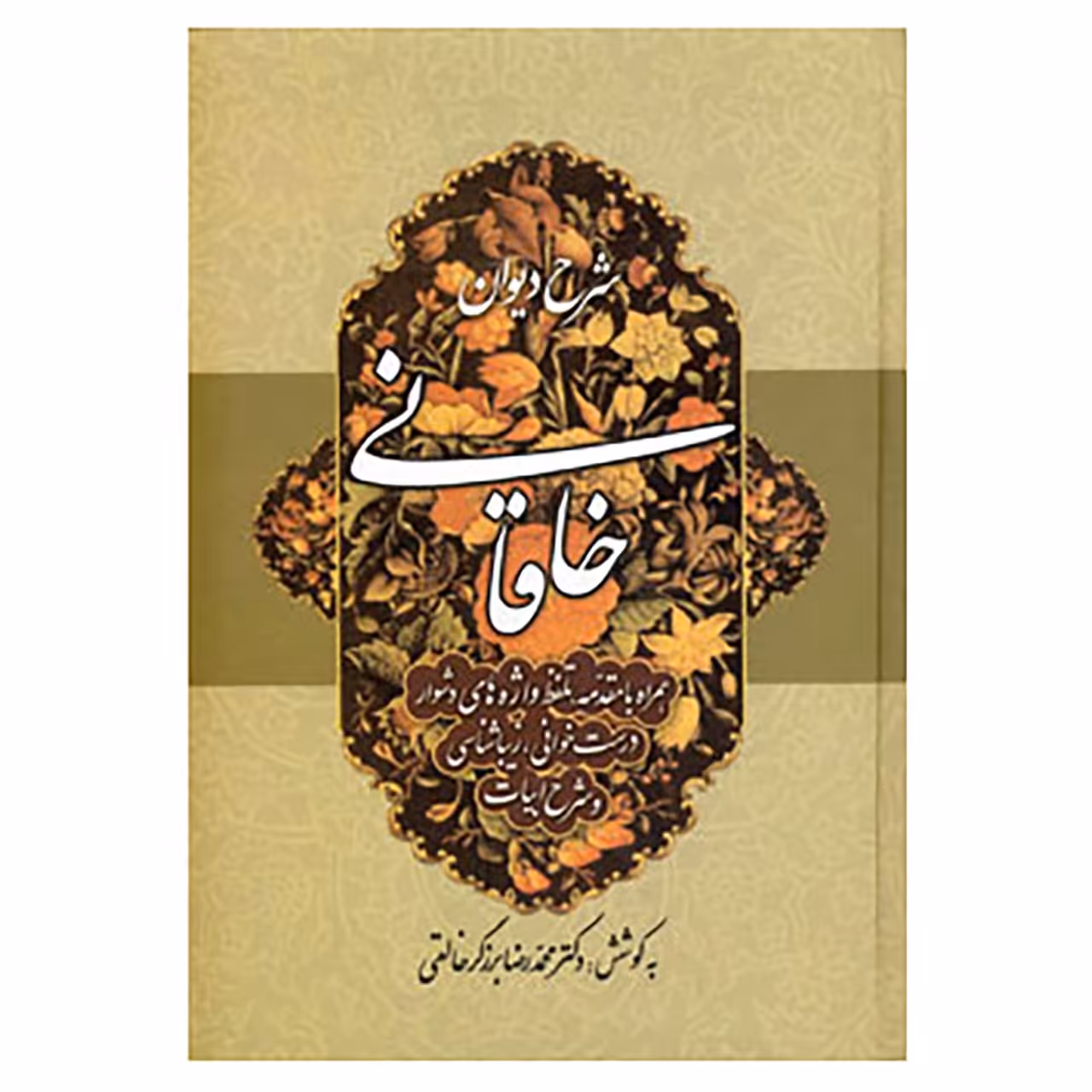 کتاب شرح دیوان خاقانی 1 اثر محمدرضا برزگر خالقی