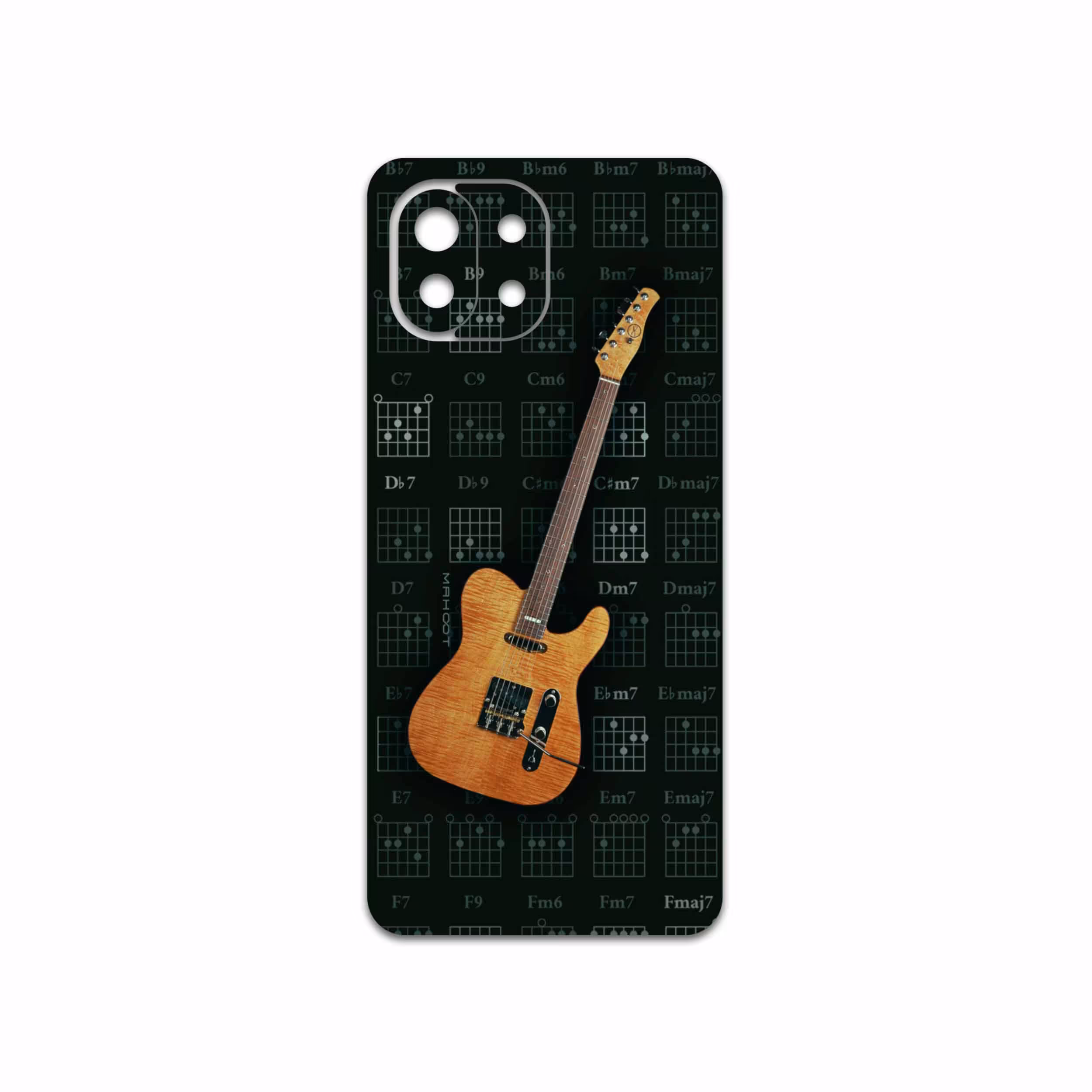 برچسب پوششی ماهوت مدل Guitar-Instrument مناسب برای گوشی موبایل شیائومی MI 11 LITE