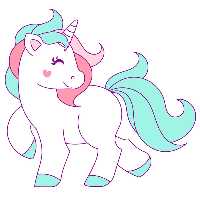 استند رومیزی تولد طرح اسب تکشاخ کد 01