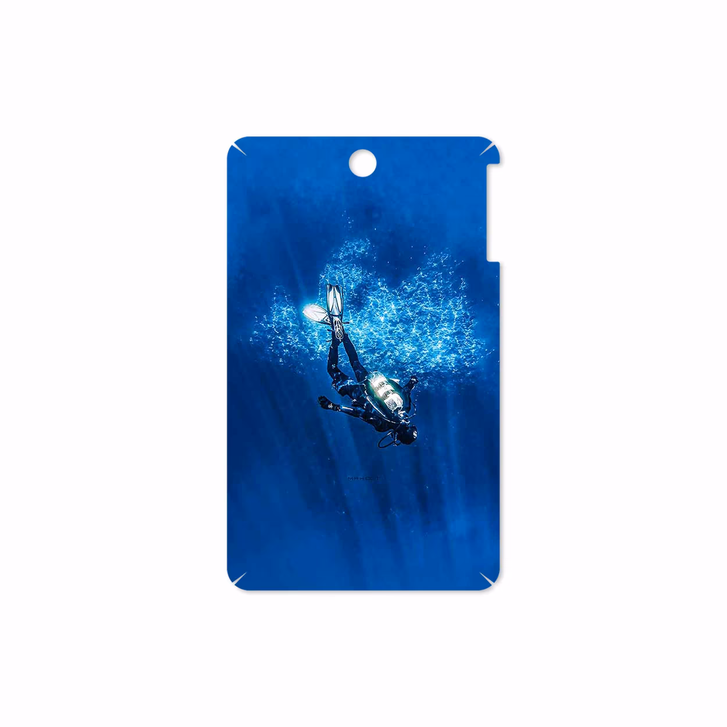 برچسب پوششی ماهوت مدل Scuba Diving مناسب برای تبلت لنوو A7-50 A3500 2014