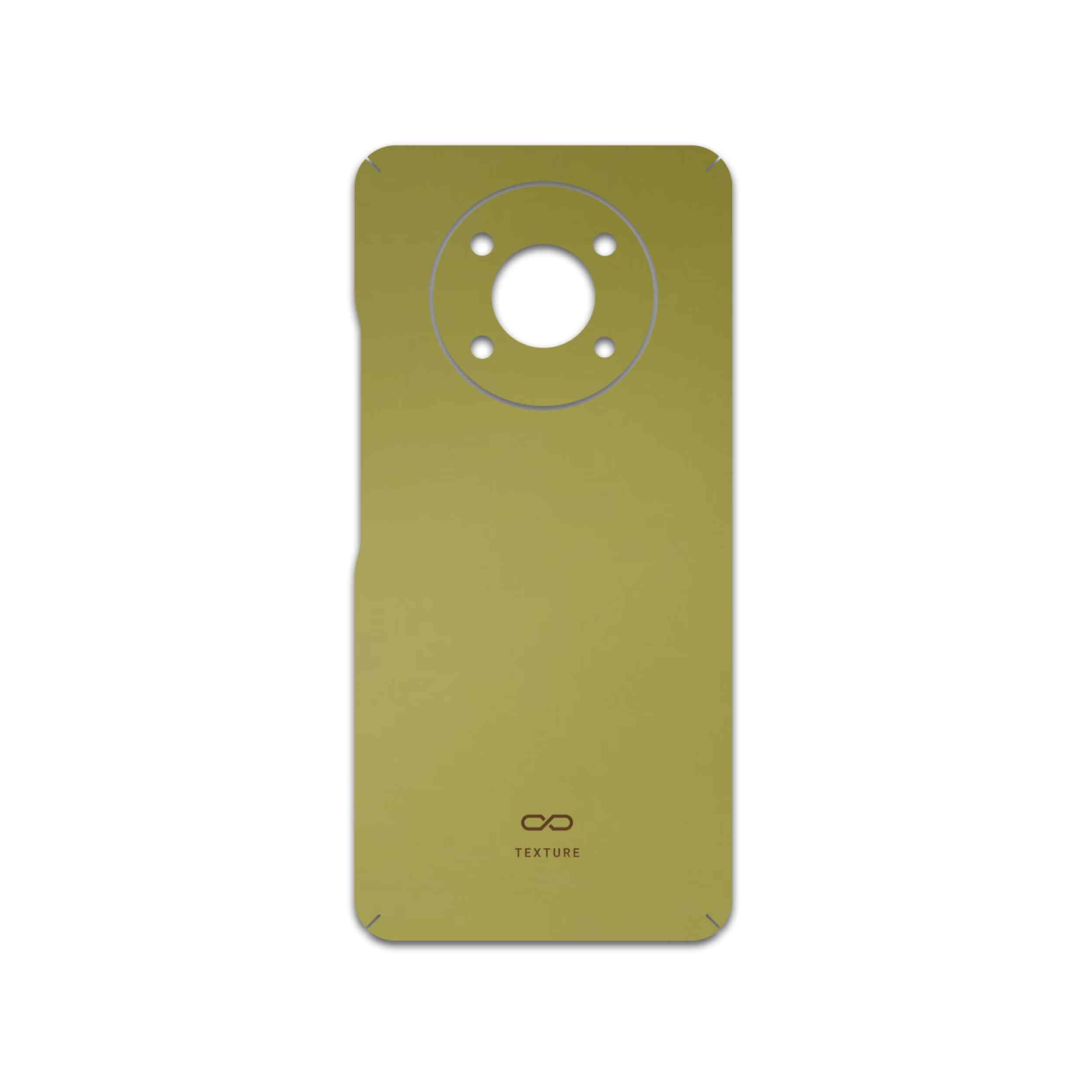 برچسب پوششی ماهوت مدل Matte-Gold مناسب برای گوشی موبایل آنر X9 5G