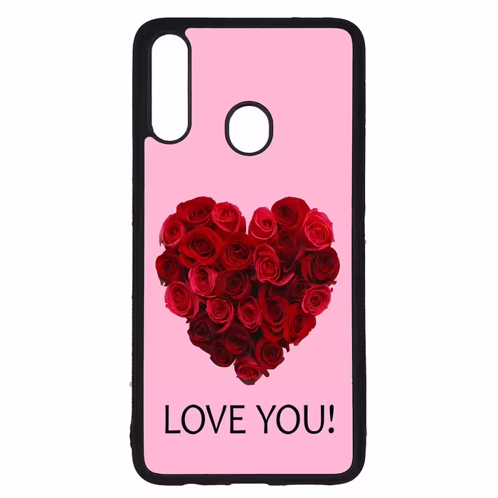 کاور طرح LOVE YOU کد G-031 مناسب برای گوشی موبایل سامسونگ Galaxy A20s | دیجی قاب دونی