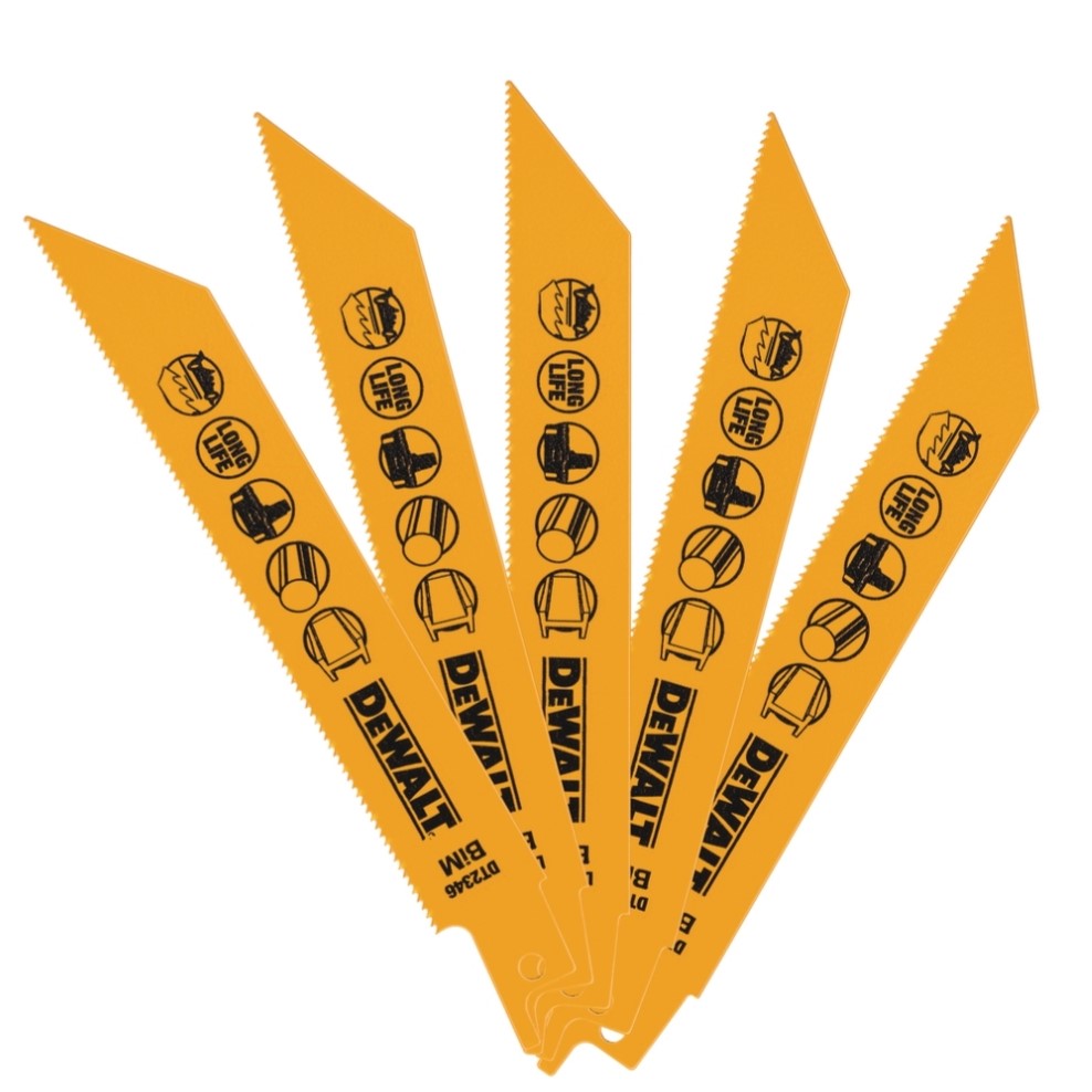 مجموعه 5 عددی تیغه اره افقی بر دیوالت مدل DT2346