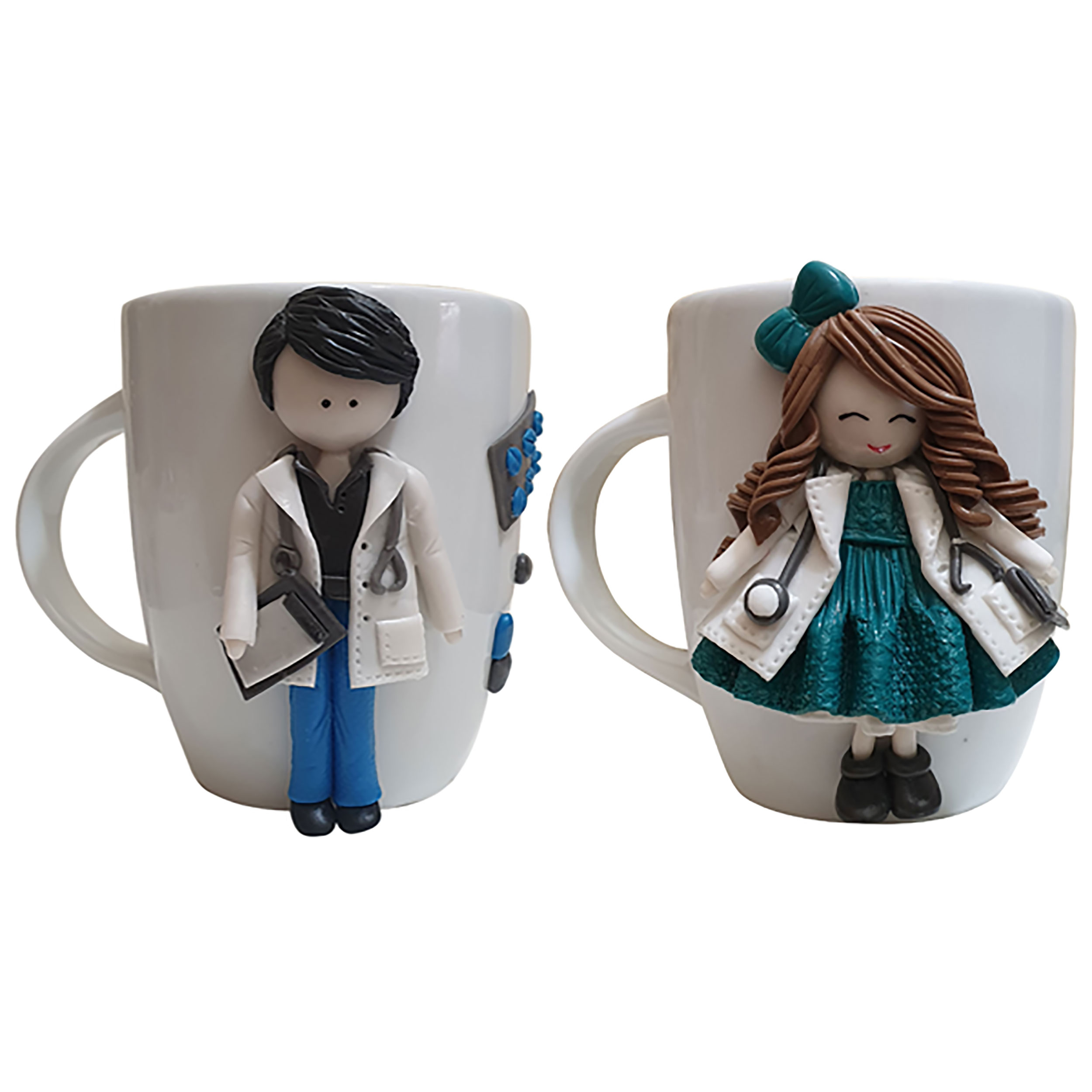 ماگ مدل پزشک کد C_20003 مجموعه 2 عددی