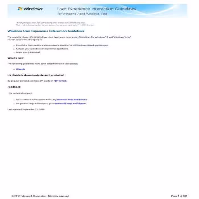 خرید و دانلود نسخه کامل کتاب Microsoft. Windows User Experience Interaction Guidelines