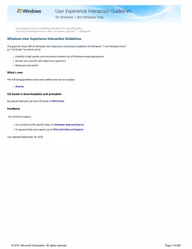 خرید و دانلود نسخه کامل کتاب Microsoft. Windows User Experience Interaction Guidelines
