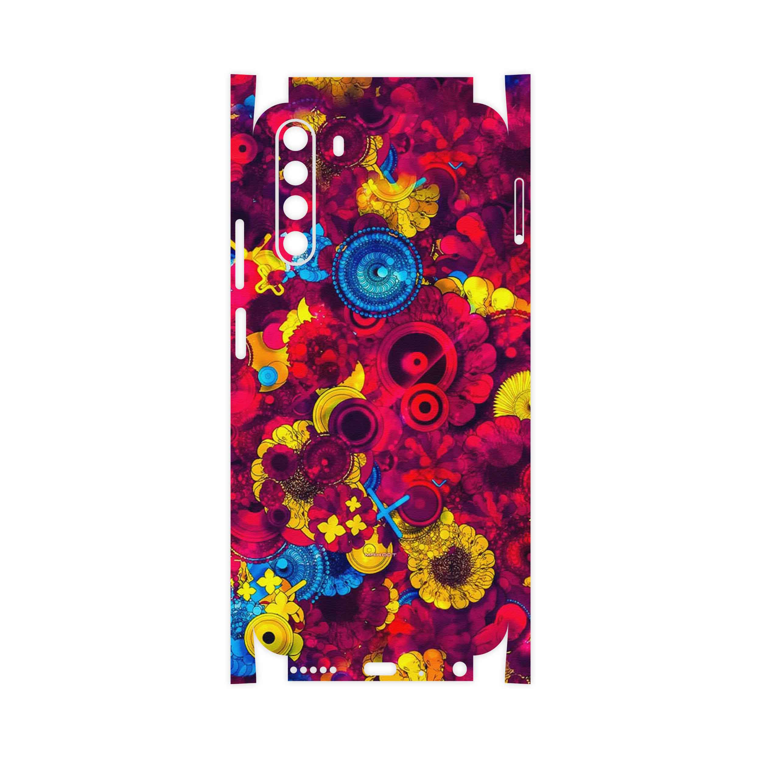 برچسب پوششی ماهوت مدل Vector Flower Garden Digital Art-FullSkin مناسب برای گوشی موبایل جی پلاس X10