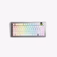 خرید کیبورد Glorious GMMK 3 PRO Prebuilt Wireless 75% Silver با بهترین قیمت