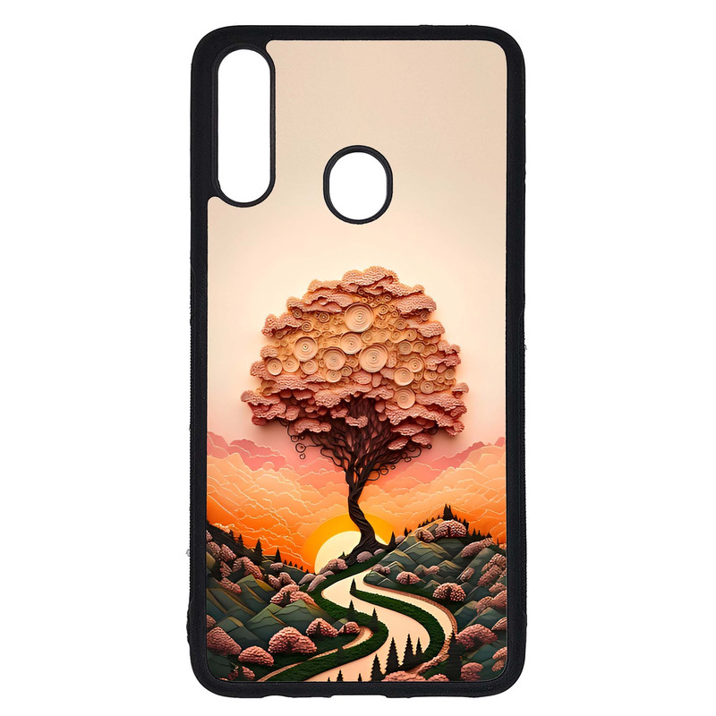 کاور طرح درخت کد G-127 مناسب برای گوشی موبایل سامسونگ Galaxy A20s | دیجی قاب دونی