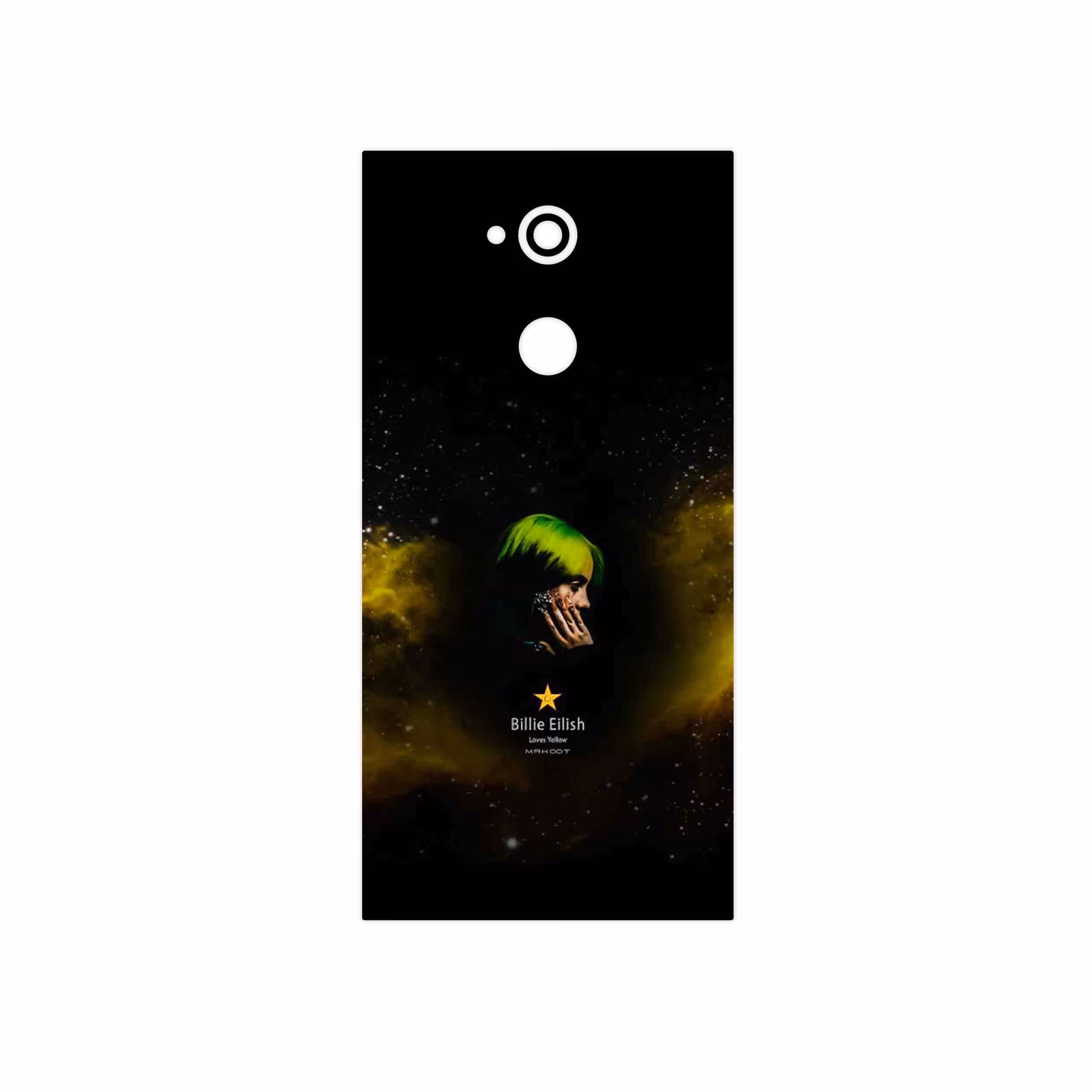 برچسب پوششی ماهوت مدل Billie Eilish مناسب برای گوشی موبایل سونی Xperia XA2 Ultra