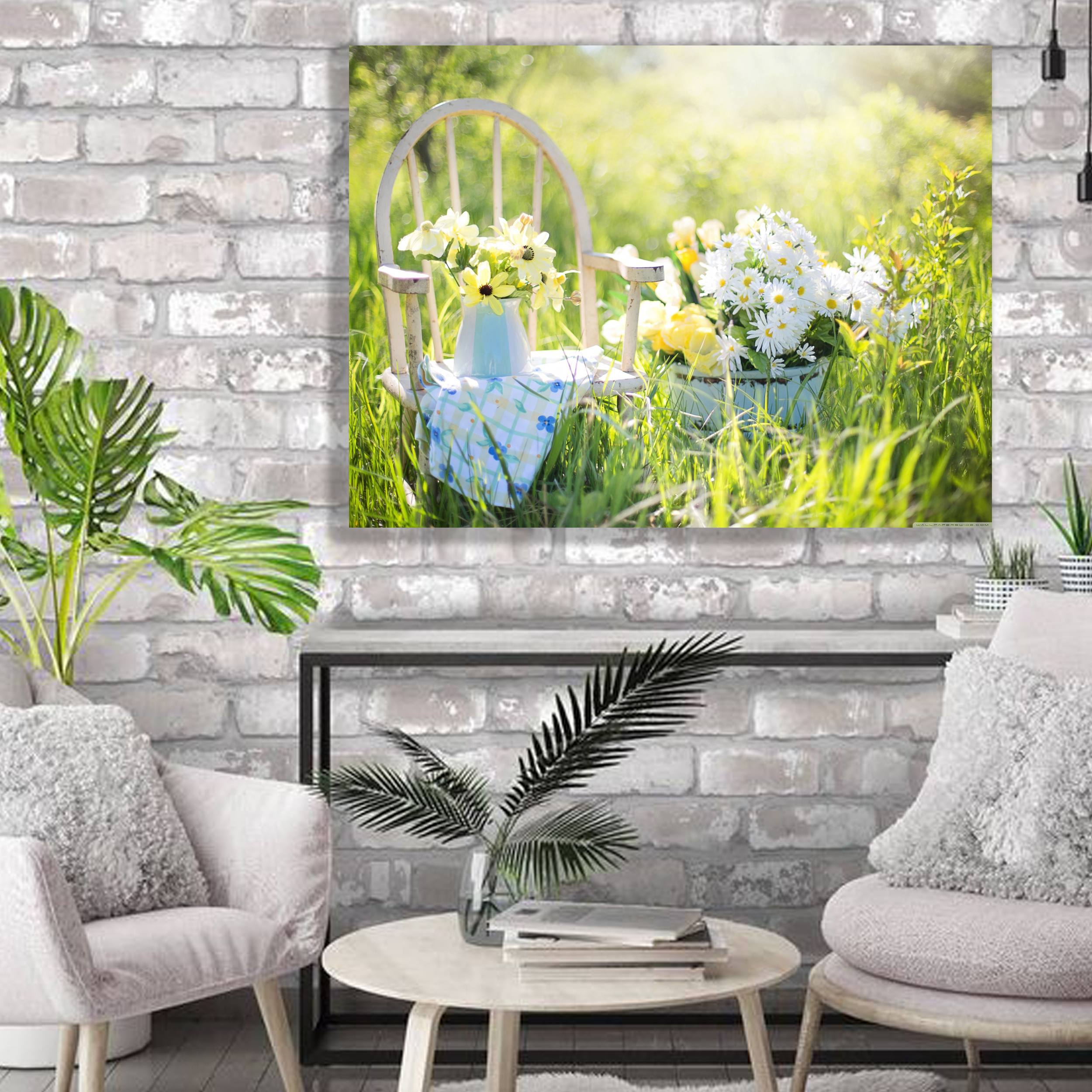 تابلو شاسی طرح طبیعت بهاری کد R002