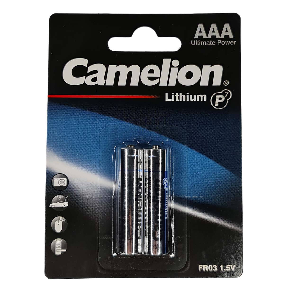 باتری نیم قلمی کملیون مدل Li-P7 بسته دو عددی