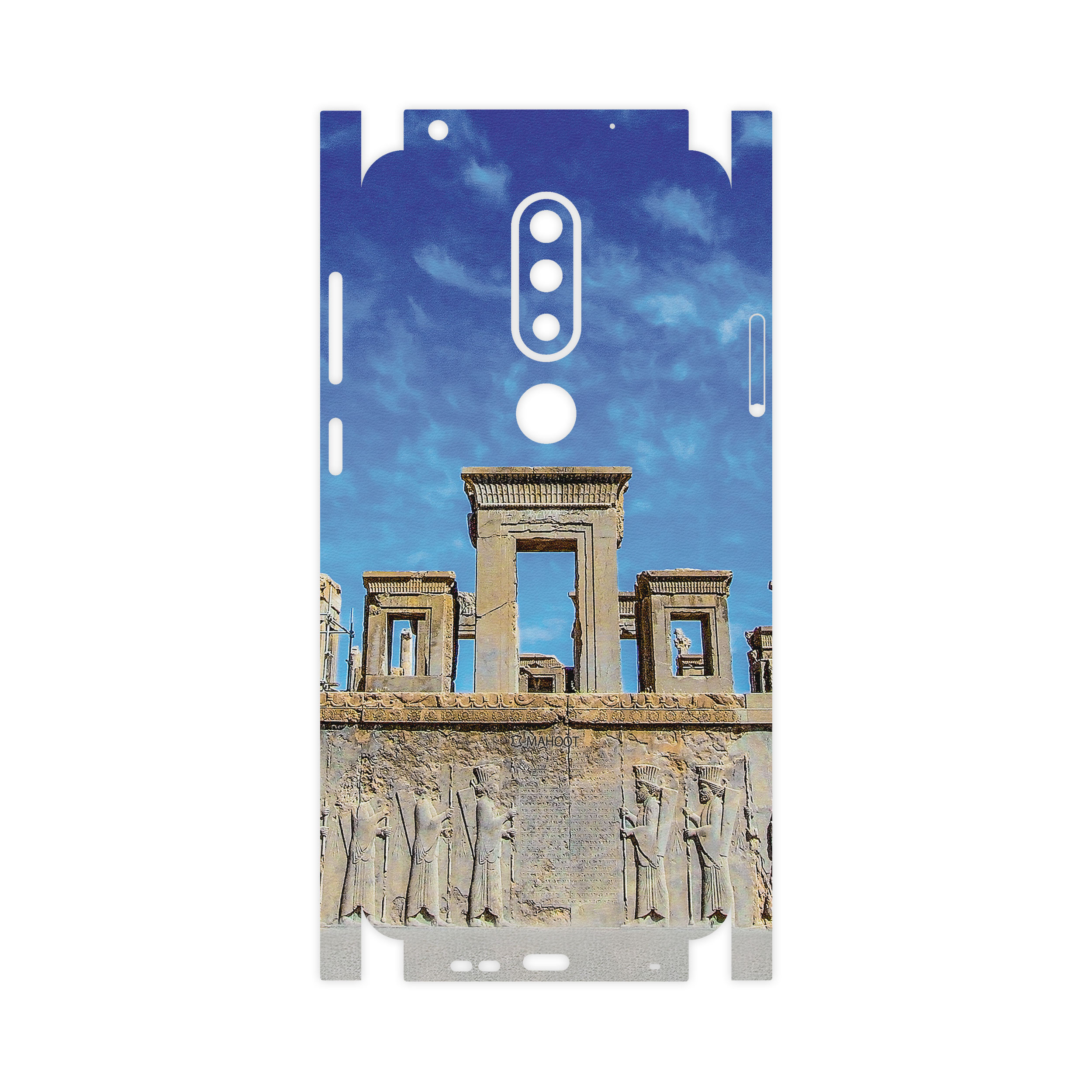 برچسب پوششی ماهوت مدل TAKHT-e-JAMSHID-FullSkin مناسب برای گوشی موبایل نوکیا 6.1 Plus