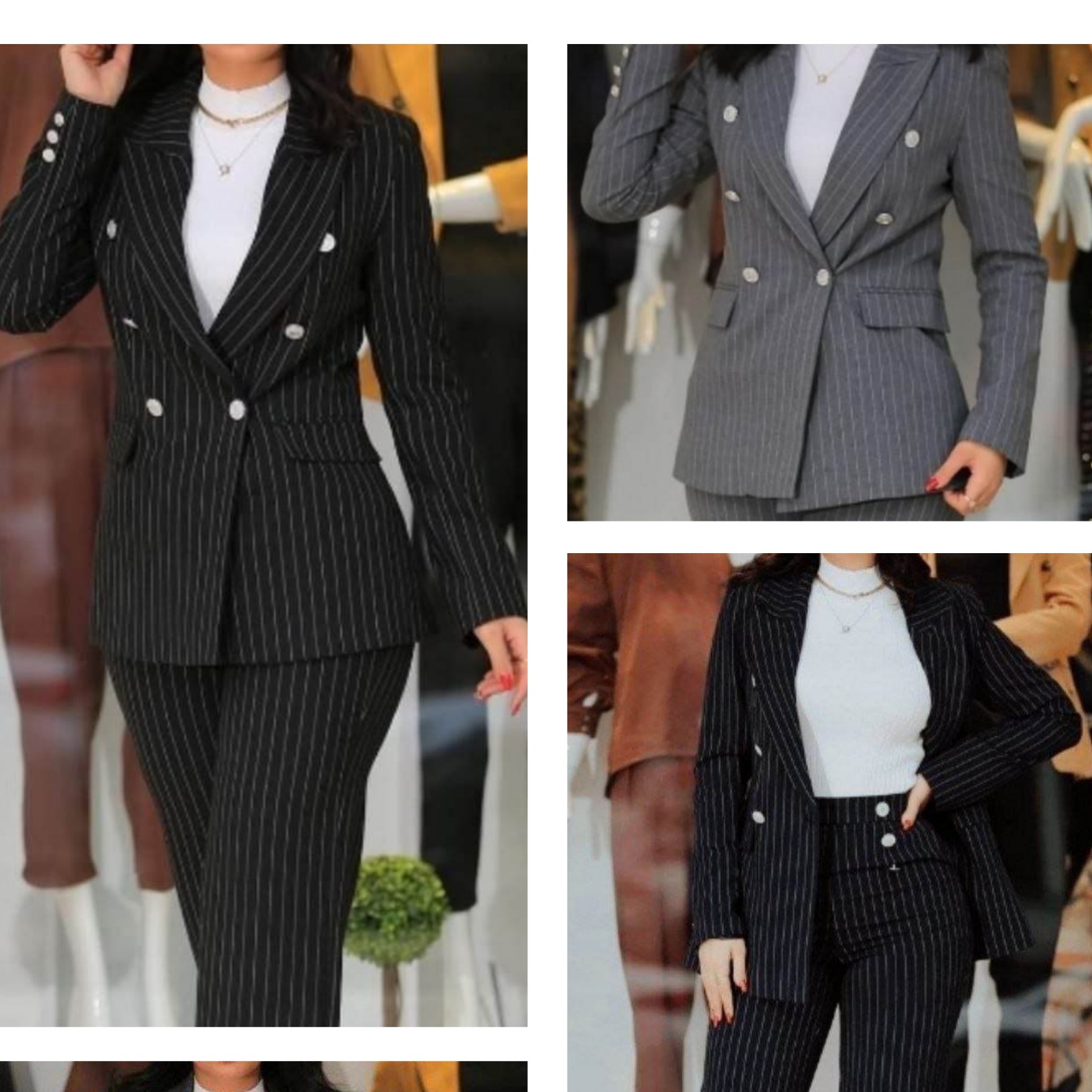 ست کت و شلوار جیران در سه سایز36تا48 و سه رنگ(ارسال رایگان)