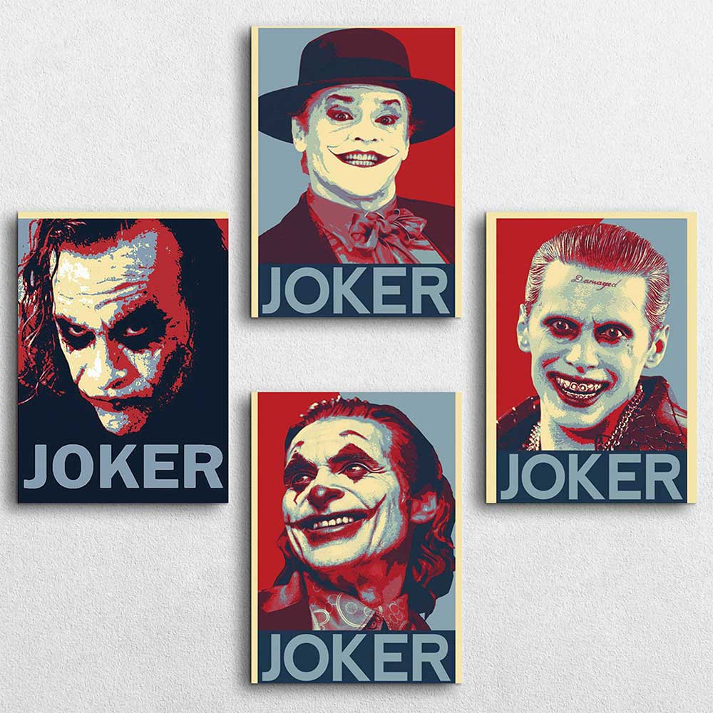 تابلو شاسی رویامد طرح جوکر کد JOK5 مجموعه چهار عددی