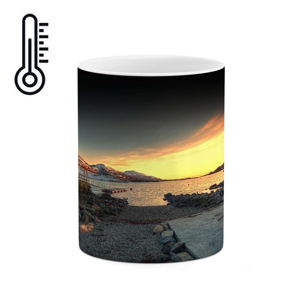 ماگ حرارتی طرح منظره زیبا  مدل mgph13499