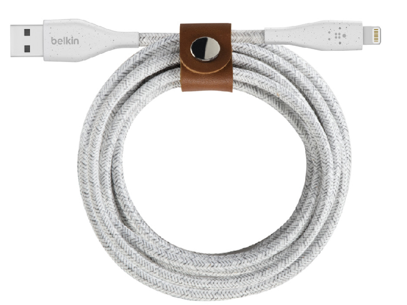 کابل تبدیل USB به Lightning بلکین مدل Duratek Plus F8J236bt10 به طول 3 متر