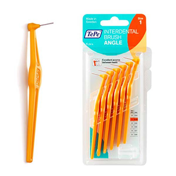 مسواک بین دندانی تپه مدل انگل TEPE ANGLE INTERDENTAL BRUSH SIZE1 | فروشگاه اینترنتی تاتا کالا
