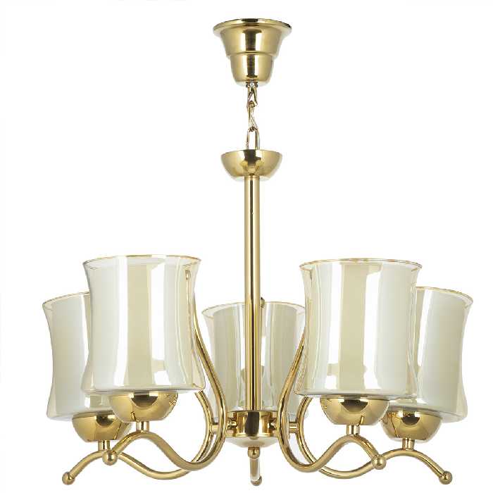 لوستر پنج شعله چشمه نور کد A823/5-G