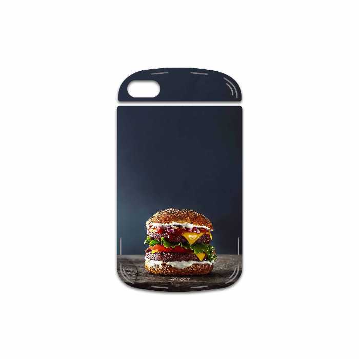 برچسب پوششی ماهوت مدل Hamburger مناسب برای گوشی موبایل بلک بری Q10