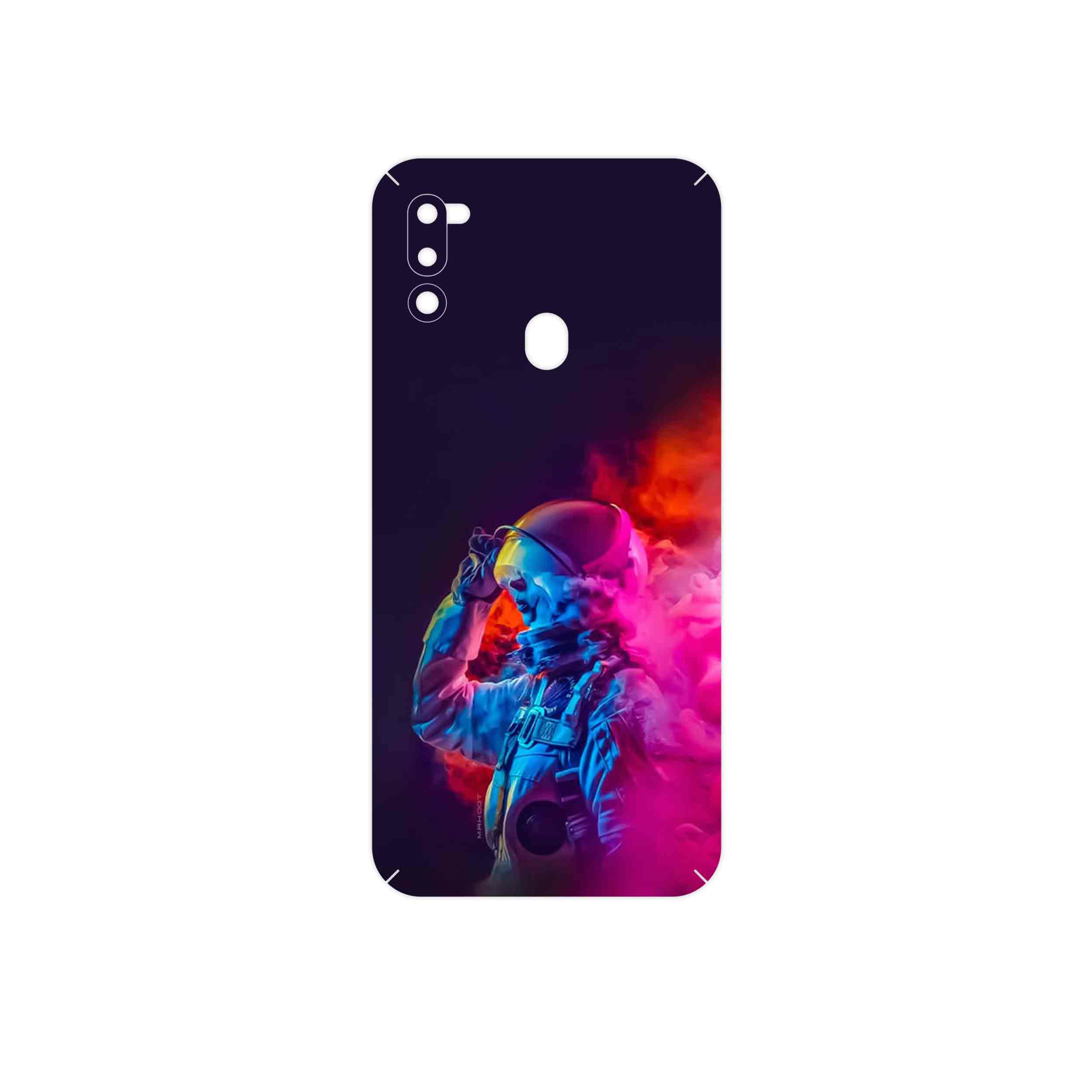 برچسب پوششی ماهوت مدل Smoke Rainbow Digital Art 1 مناسب برای گوشی موبایل سامسونگ Galaxy M21 (2021) Edition