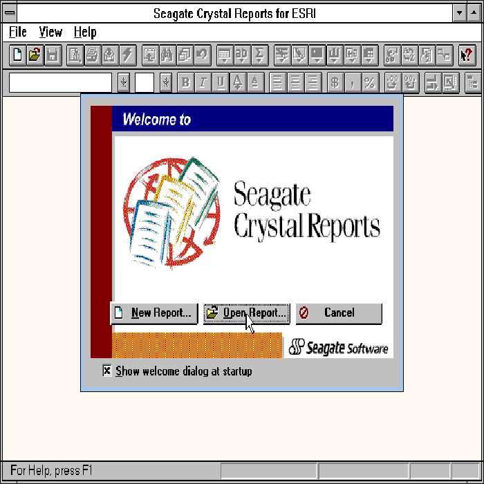 نرم افزار ویندوز Seagate Crystal Reports 9.0 Professional Edition