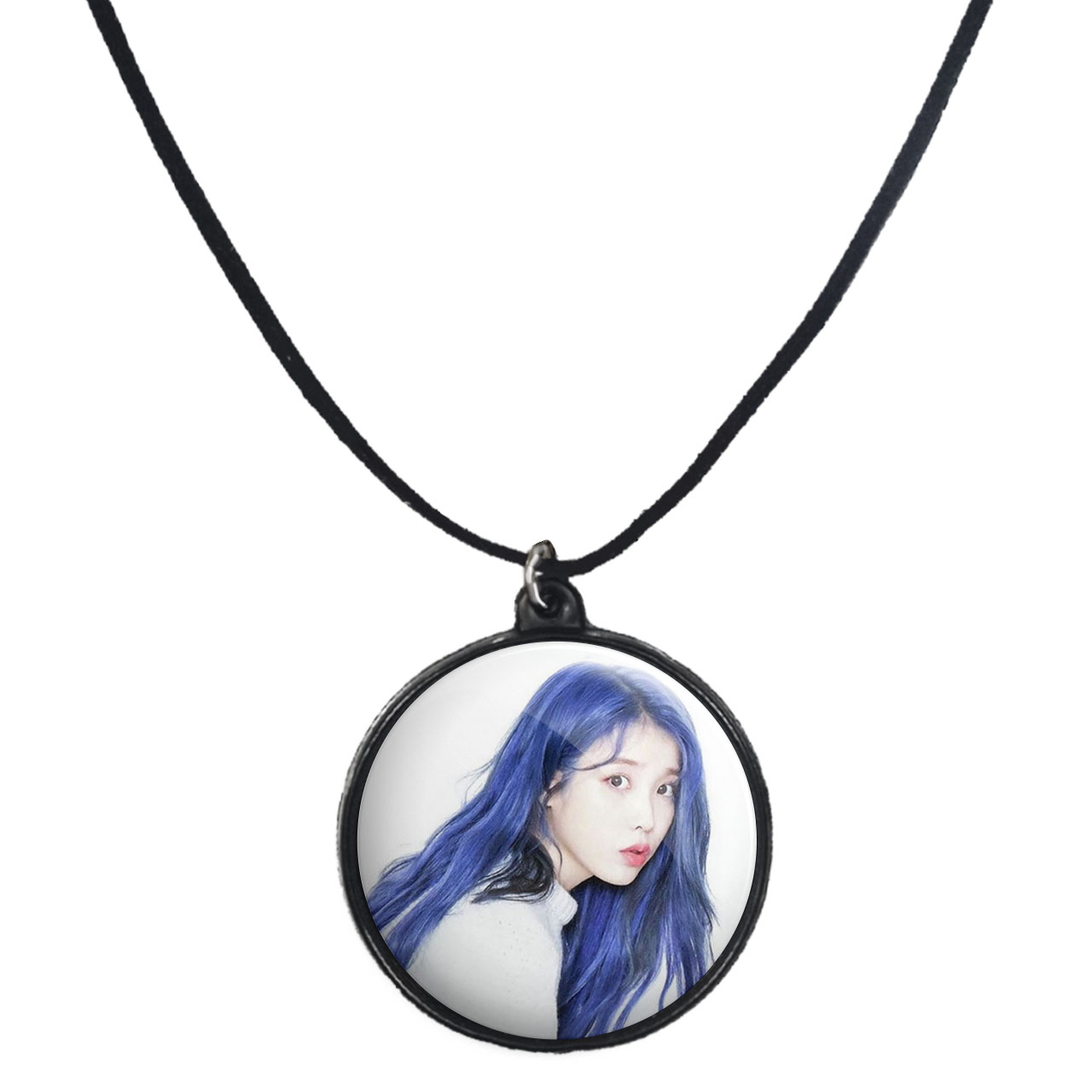 گردنبند پرمانه طرح IU کد pmb.35975مدل دو طرفه