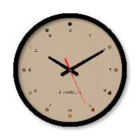 ساعت دیواری بزرگ راویتا طرح Minimal Color کد 3641
