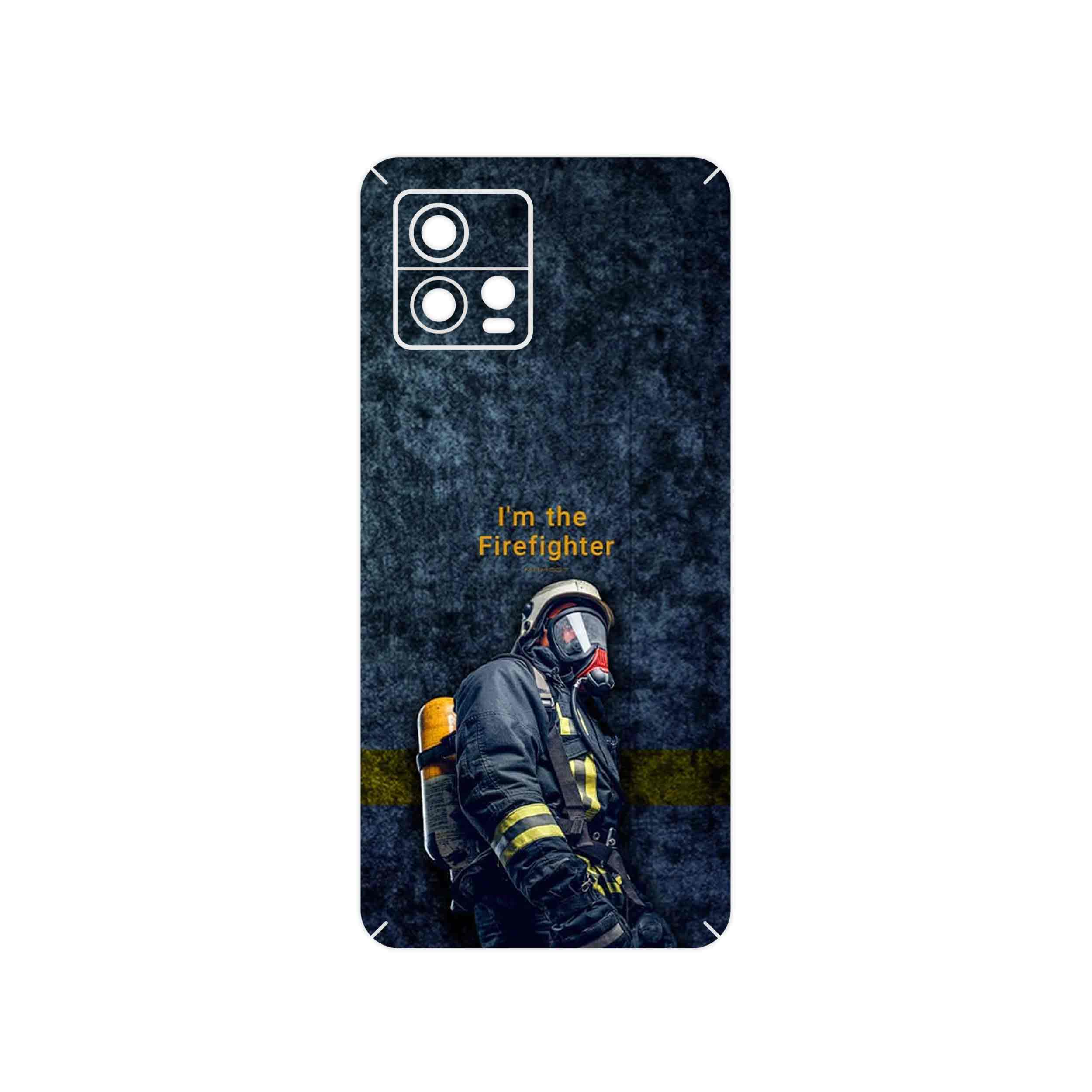 برچسب پوششی ماهوت مدل Firefighter مناسب برای گوشی موبایل موتورولا Moto G72