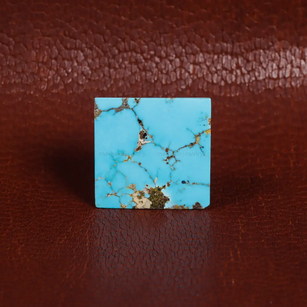 نگین فیروزه شجری کد 16460 - جواهری مشاهیر