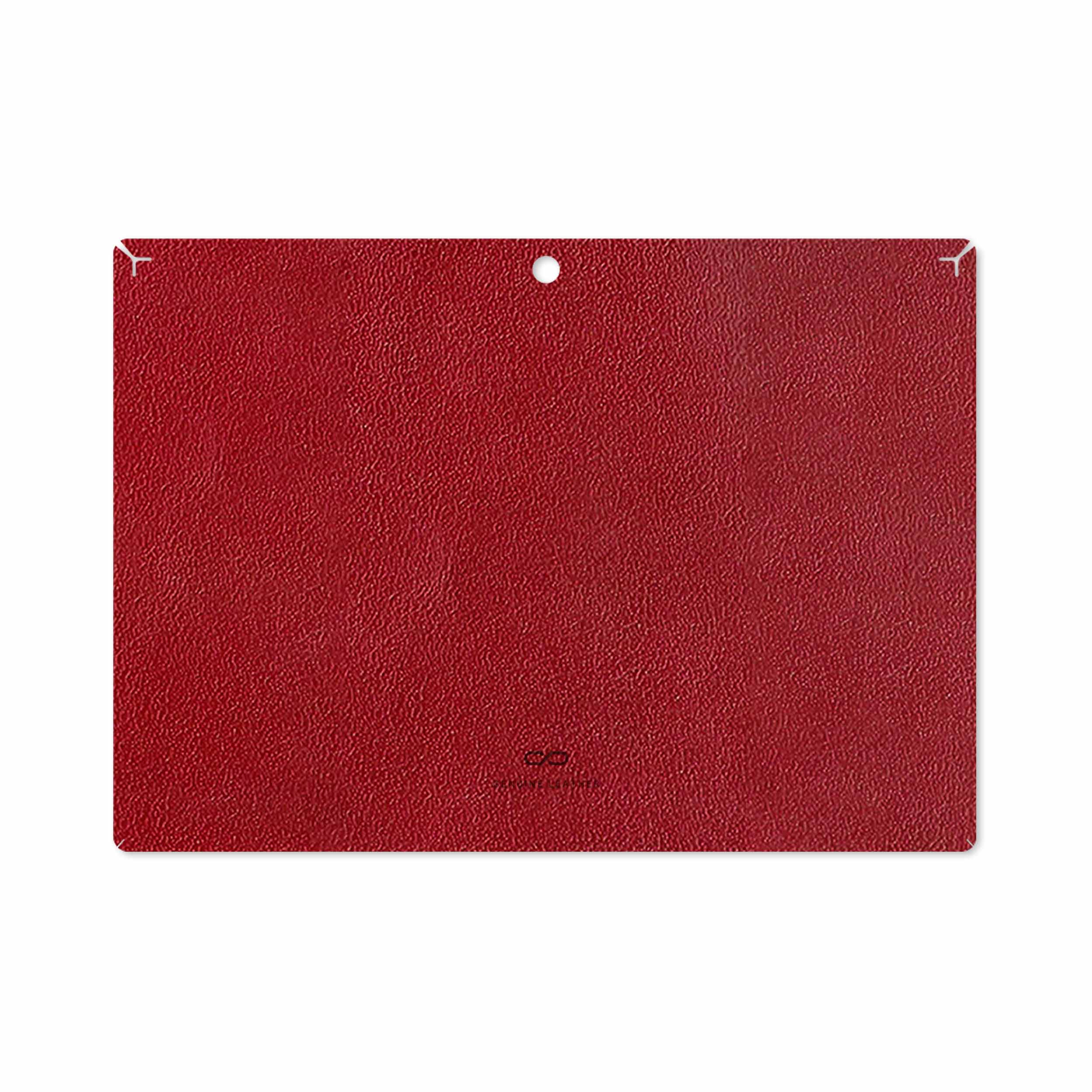 برچسب پوششی ماهوت مدل Red-Leather مناسب برای تبلت لنوو Miix 320 2017